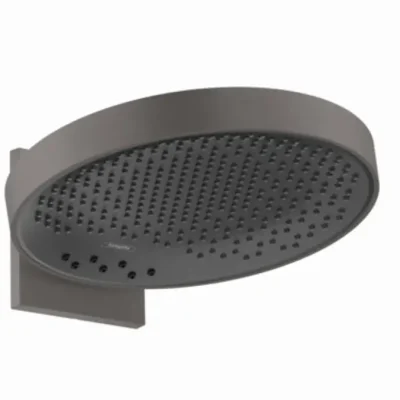 Hansgrohe Rainfinity - galvas duša 360 ar pieslēgumu, 3 strūklu veidi, hroms melns birstēts 26234340