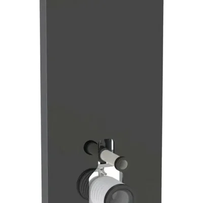 Geberit Monolith Plus - sanitārais modulis stāvošam WC, 114 cm, pieslēgums apakšā, stikls/melns 131.233.SJ.7