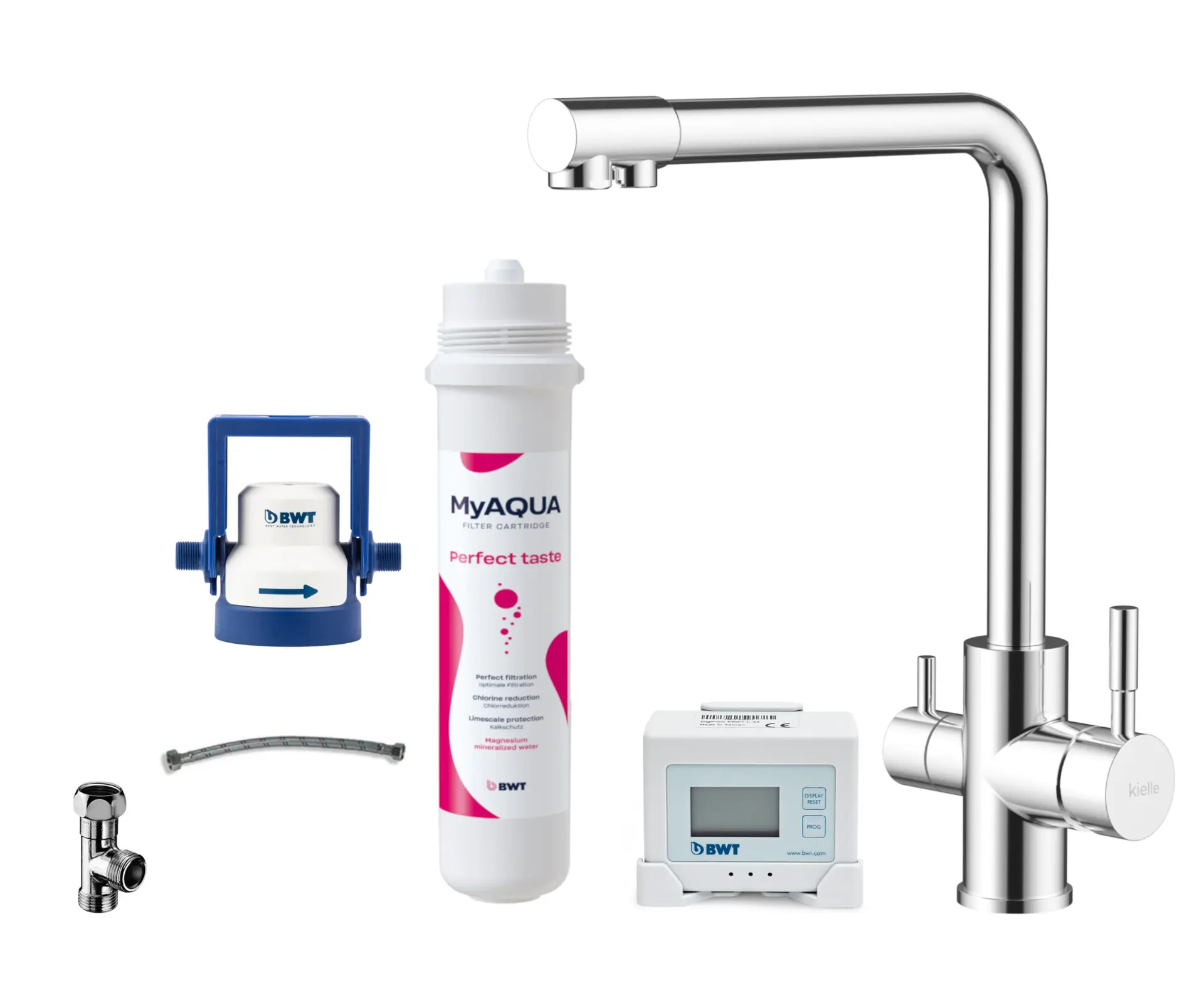 kielle Wimeo - virtuves izlietnes maisītājs ar filtru, hroms 10525SFI150