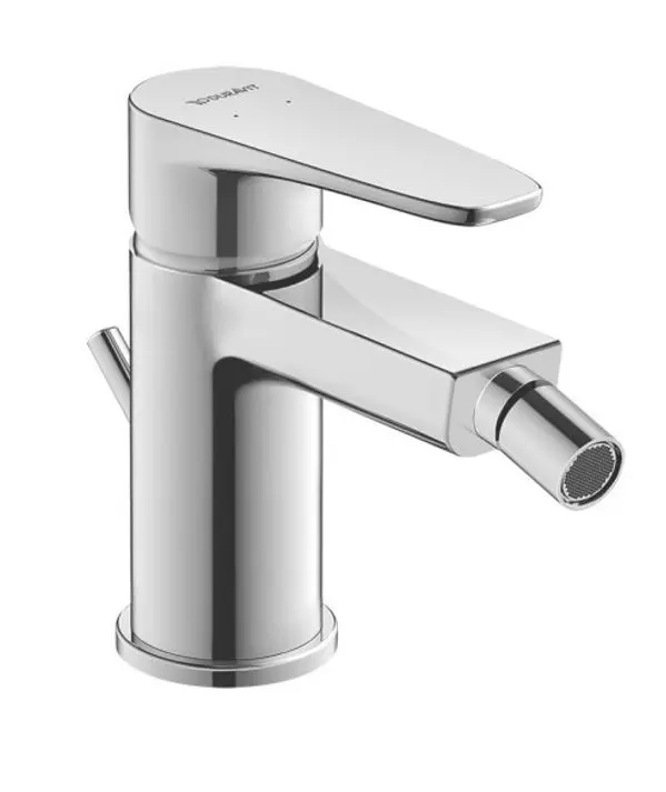 Duravit B.1 - brīvi stāvošs bidē maisītājs ar izteku, hromēts B12400001010