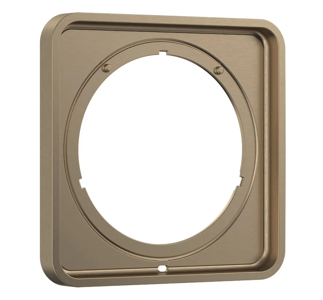 Axor ShowerSelect ID - pagarinājums 17x17 cm, birstēta bronza 13640140