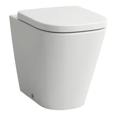 Laufen Meda - stāvošs WC, Vario izvads, Rimless, balts H8231110000001