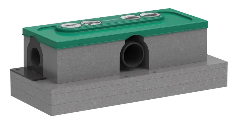Hansgrohe uBox universal - pamatkorpuss dušas notekām, notekas korpuss standarta uzstādīšanai 01001180