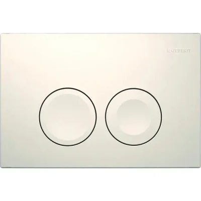 Geberit Delta25 - vadības plate, alpu balta 115.125.11.5