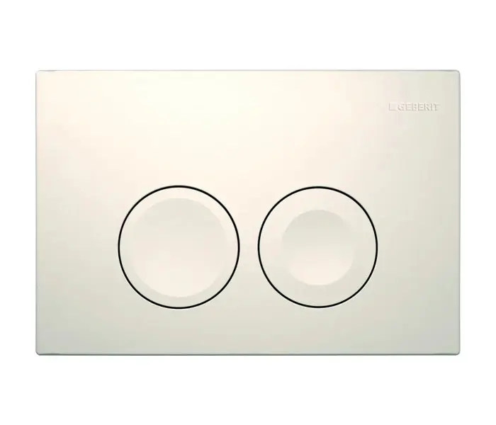 Geberit Delta25 - vadības plate, alpu balta 115.125.11.5