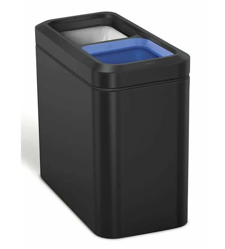 Simplehuman atkritumu tvertne - atvērta atkritumu tvertne 20 l, matēti melna CW2105