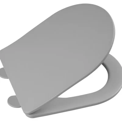 Sapho Paco - WC sēdeklis, Slim, SoftClose, pelēks PCS1012GR