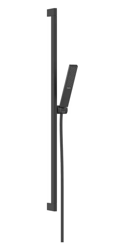 Hansgrohe Pulsify E - dušas komplekts, stienis un šļūtene, EcoSmart+, matēti melns 24381670