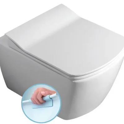 Sapho Sanitārā keramika - pie sienas stiprināms WC Glanc, Rimless, balts GC321
