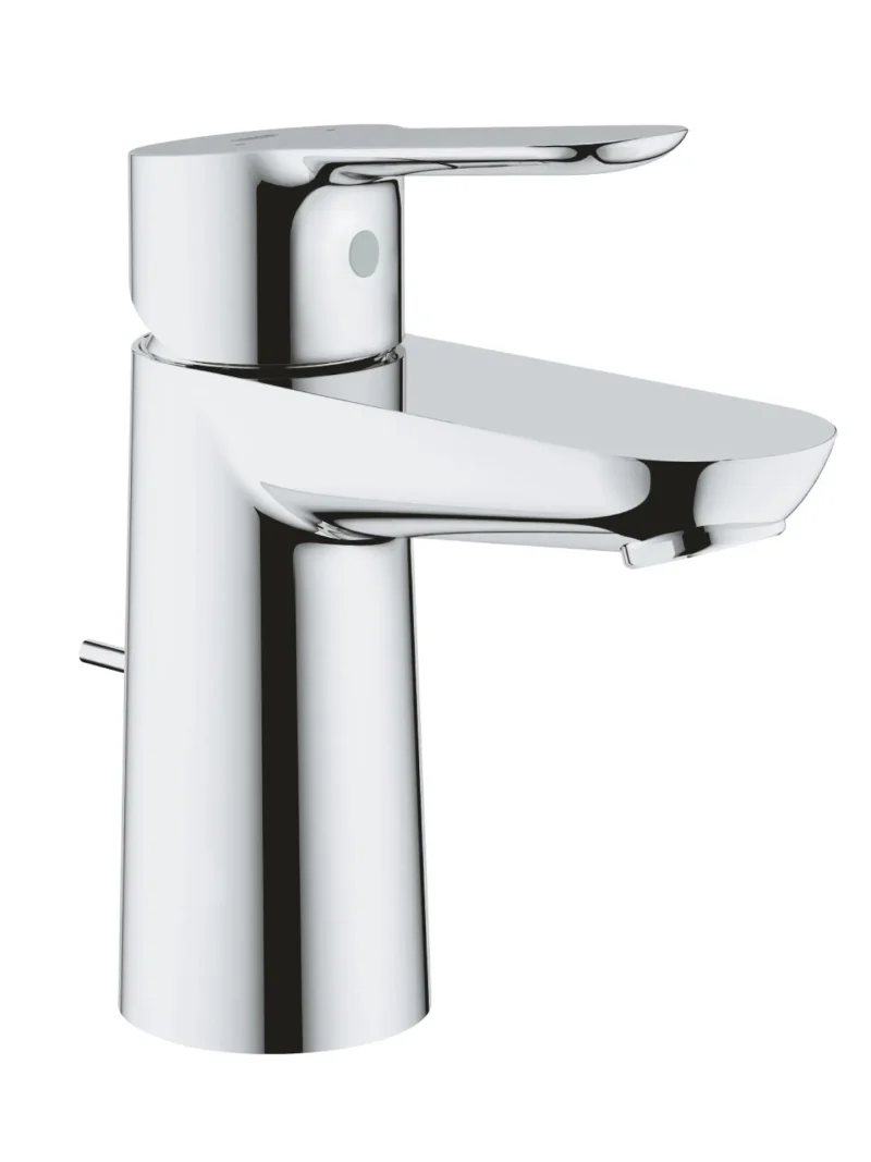 Grohe BauEdge - izlietnes maisītājs, ar noteci, hroms 23802000