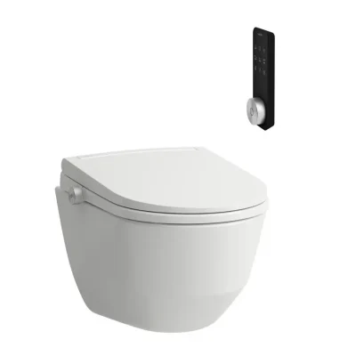 Laufen Cleanet Pro - dušas WC, SoftClose, Rimless, balts H600890000S002