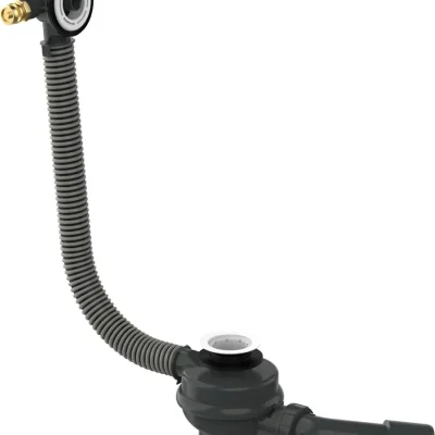Hansgrohe Tubset universal - pamatkorpuss noteces un pārplūdes komplektam vannām, garums 85 cm 58152180