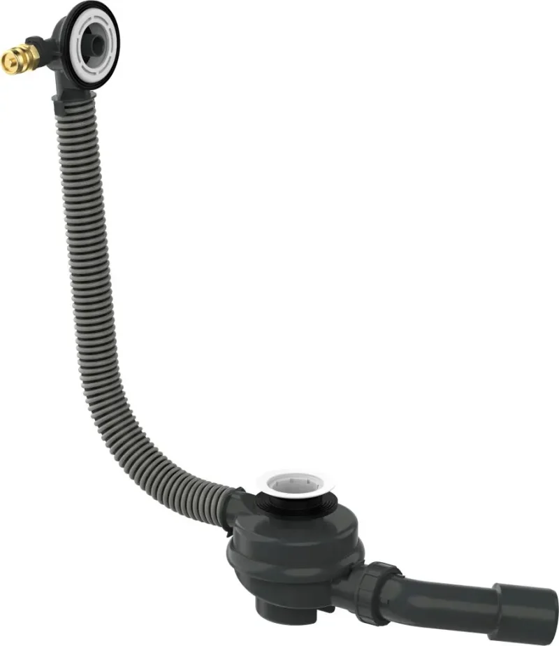 Hansgrohe Tubset universal - pamatkorpuss noteces un pārplūdes komplektam vannām, garums 85 cm 58152180