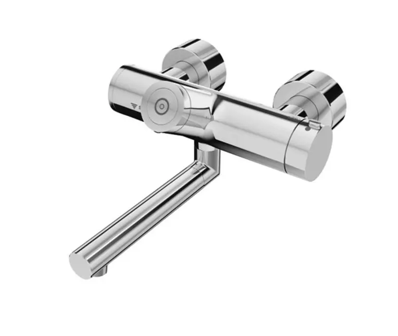 Schell Vitus - elektroniska izlietnes maisītājs, darbība ar baterijām, hroms 016240699