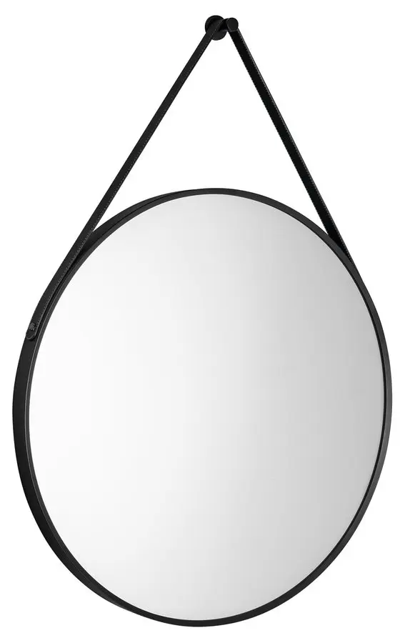 Aqualine - spogulis, diametrs 60 cm, melns matēts SG065
