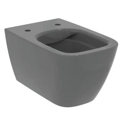 Ideal Standard i.Life B - piekaramais WC, aizmugures izvads, RimLS+, pelēks spīdīgs T461458