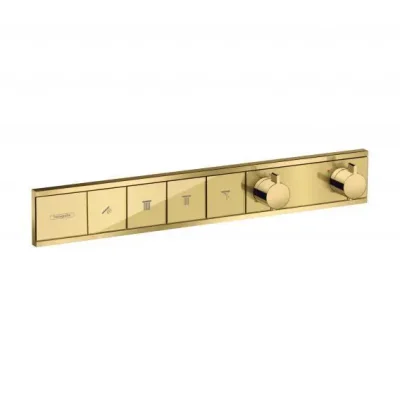 Hansgrohe RainSelect - zemapmetuma maisītājs 4 patērētājiem, pulēts zelts 15382990
