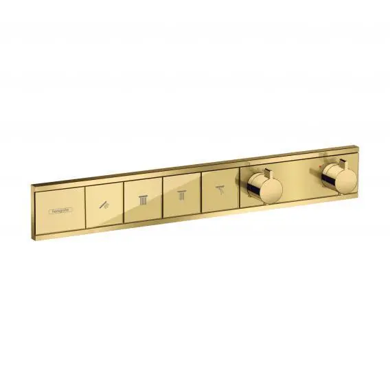 Hansgrohe RainSelect - zemapmetuma maisītājs 4 patērētājiem, pulēts zelts 15382990