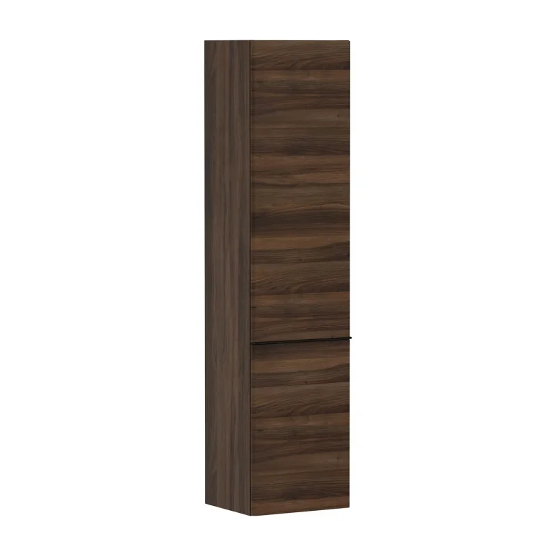 Hansgrohe Xelu Q - augstais skapis 40x165x35 cm, 2 durvis, eņģes kreisajā pusē, tumšs valrieksts/matēti melns 54138670
