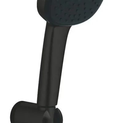 Grohe Vitalio Comfort - dušas komplekts: rokas duša, stienis un šļūtene, 2 strūklas veidi, matēti melns 263992431