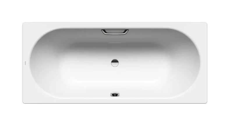 Kaldewei Ambiente - Taisnstūrveida vanna Classic Duo 105, 170x70 cm, roktura atveres, balta 290510110001