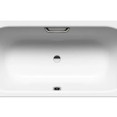 Kaldewei Ambiente - Taisnstūrveida vanna Classic Duo 105, 170x70 cm, roktura atveres, perlamutra efekts, balta 290510113001
