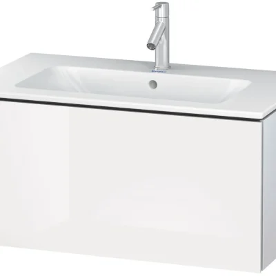 Duravit L-Cube - izlietnes skapītis 40x82x48 cm, 1 atvilktne, balts spīdīgs LC614102222