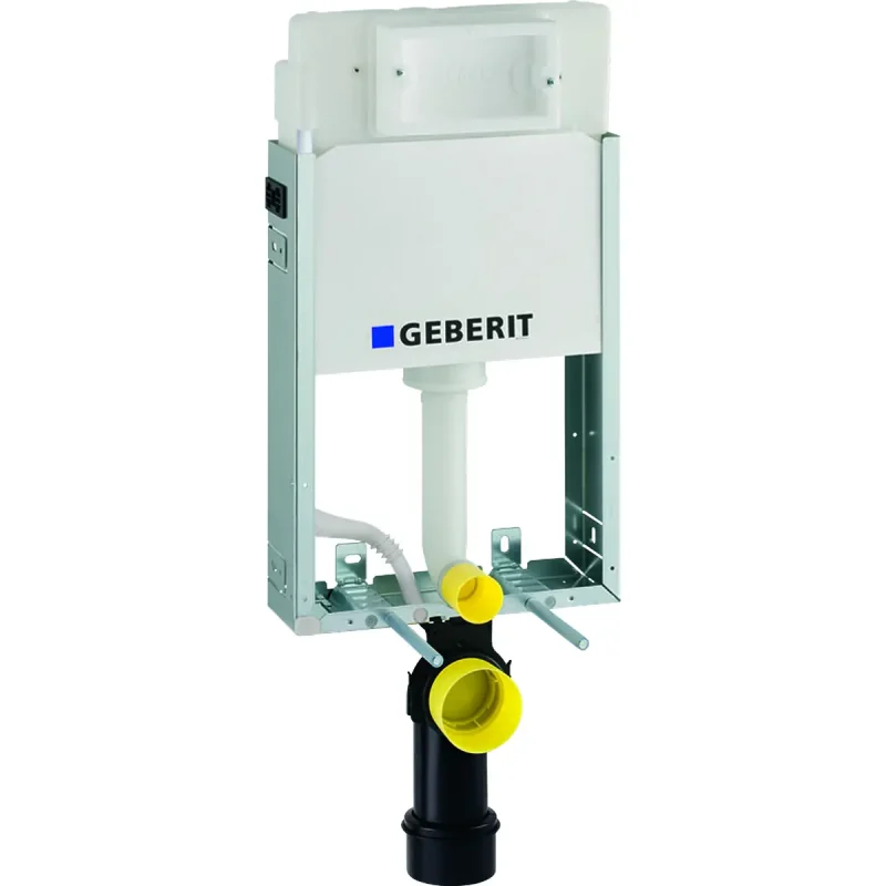 Geberit Kombifix - uzstādīšanas elements Basic piekaramajam WC, 108 cm, zemapmetuma skalošanas tvertne DELTA 12 cm 110.100.00.1