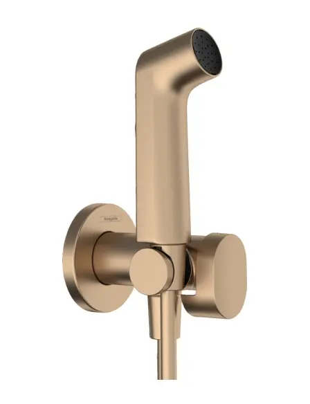 Hansgrohe - zemapmetuma bideta maisītājs ar rokas dušu, birstēta bronza 29232140