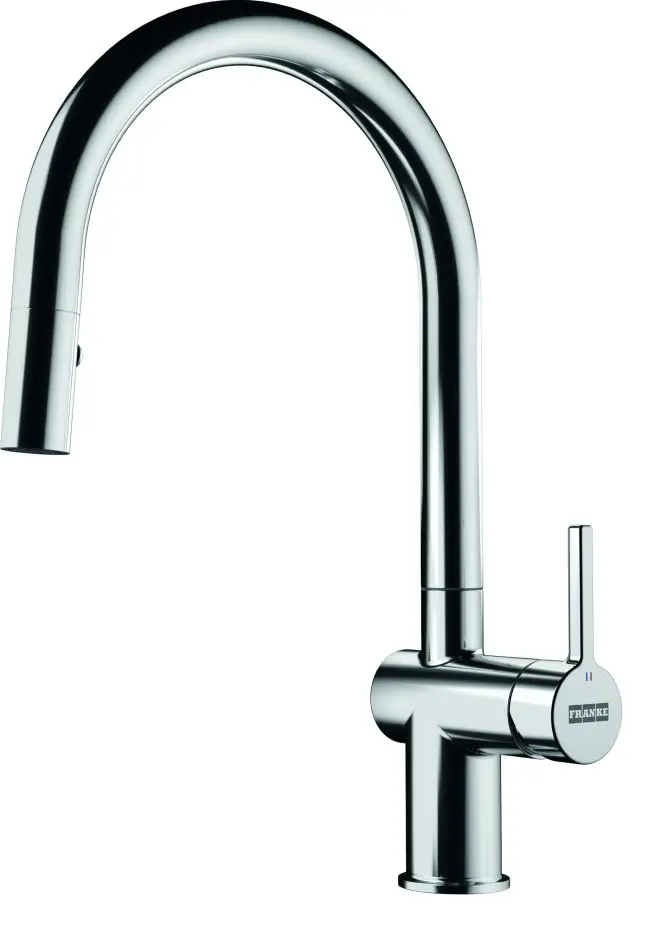 Franke Active - virtuves izlietnes maisītājs FN 4090.031 ar izvelkamu dušu, hromēts 115.0653.401