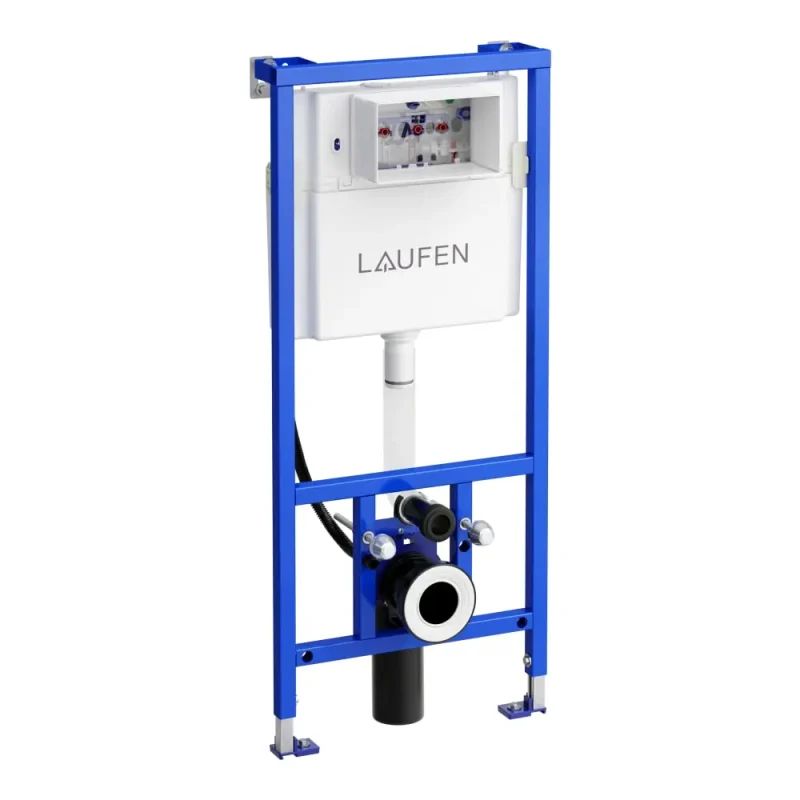 Laufen LIS - zemapmetuma elements piekaramajam WC, ūdens pieslēgums aizmugurē, 112 cm H8946660000001