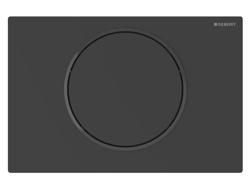 Geberit Sigma10 - elektroniskā vadības plate, darbība ar baterijām, easy to clean, melns matēts 115.869.16.6