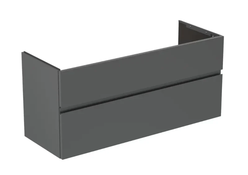 Ideal Standard Finesse - izlietnes skapītis, 120x44x55 cm, 2 atvilktnes, matēti antracīta E3385Y2