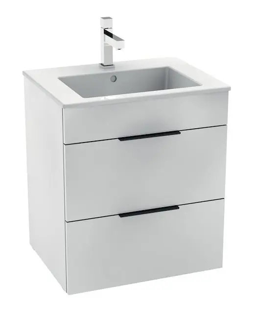 Jika Cube - zemizlietnes skapis ar izlietni, 54x42x62 cm, balts H4536121763001