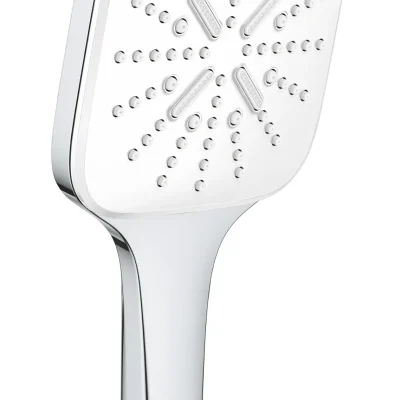 Grohe Rainshower SmartActive Cube - rokas duša 130, 3 strūklu veidi, Moon White 26551LS0