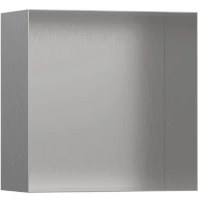 Hansgrohe XtraStoris Minimalistic - sienas niša, 30x30x14 cm, matēts nerūsējošais tērauds 56079800