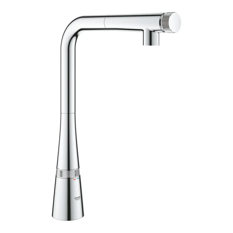 Grohe Zedra SmartControl - virtuves izlietnes maisītājs ar izvelkamu izteku, SmartControl, hromēts 31593002