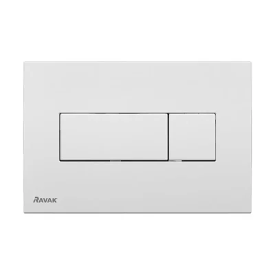 Ravak UNI - WC vadības plate 2 apjomu skalošanai, balta X01457