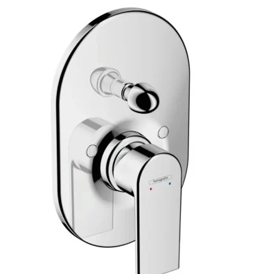 Hansgrohe Vernis Shape - zemapmetuma vannas maisītājs, ar korpusu, hroms 71472000