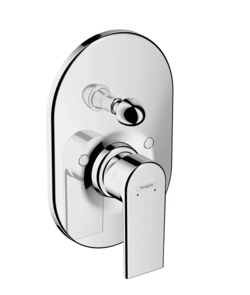 Hansgrohe Vernis Shape - zemapmetuma vannas maisītājs, ar korpusu, hroms 71472000