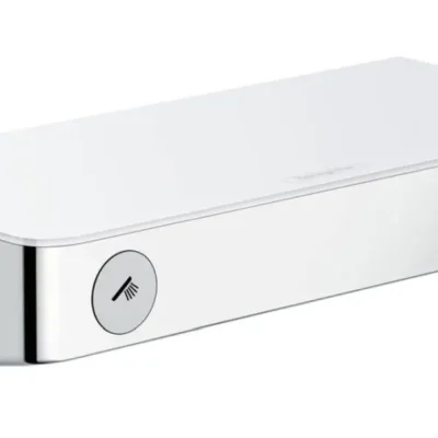 Hansgrohe ShowerTablet Select - termostata dušas maisītājs 300, balts - hromēts 13171400