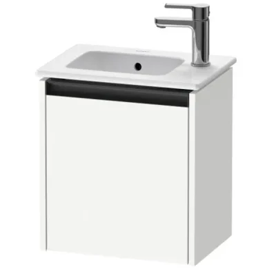 Duravit Ketho.2 - izlietnes skapītis 44x41x29 cm, ar 1 durvīm, eņģes labajā pusē, balts matēts K25060R18180000