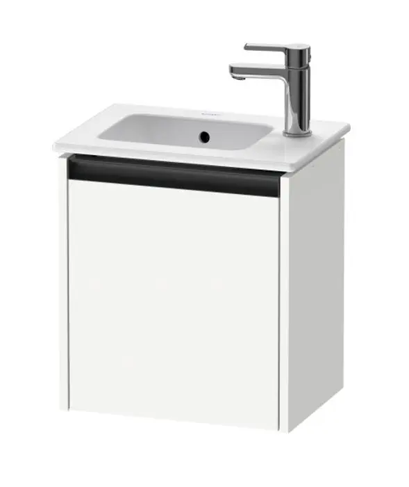 Duravit Ketho.2 - izlietnes skapītis 44x41x29 cm, ar 1 durvīm, eņģes labajā pusē, balts matēts K25060R18180000