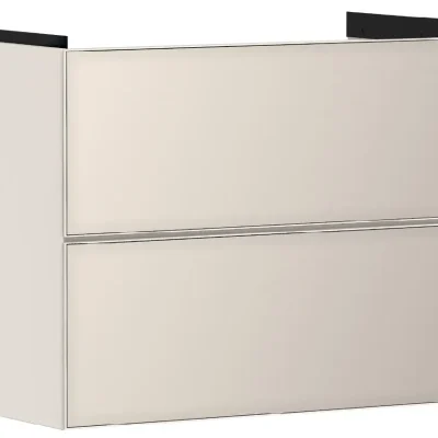 Hansgrohe Xevolos E - izlietnes skapītis 78x58x48 cm, 2 atvilktnes, matēti bēšs/metāliskais bēšs 54179790