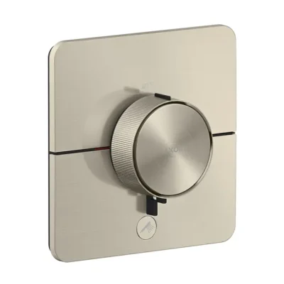 Axor ShowerSelect ID - termostata dušas maisītājs, zemapmetuma montāža, HighFlow, matēts niķelis 36778820