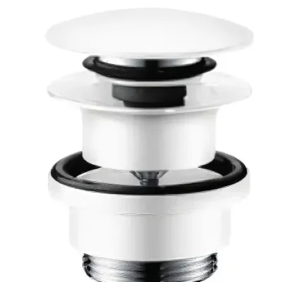 Hansgrohe noteces komplekti - noteces komplekts Push-Open izlietnes un bidē maisītājiem, matēti balts 50100700