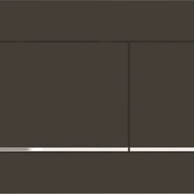 Geberit Sigma20 - vadības plate SIGMA20, matēti melna / hroms 115.883.14.1