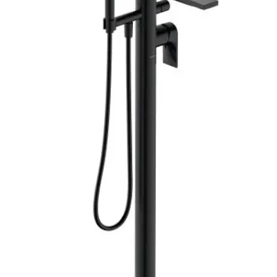 Duravit Tulum - vannas maisītājs, brīvi stāvošs, matēti melns TU5250000046