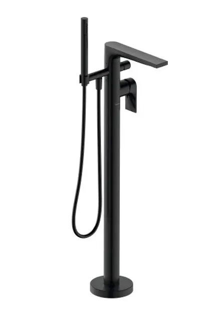 Duravit Tulum - vannas maisītājs, brīvi stāvošs, matēti melns TU5250000046