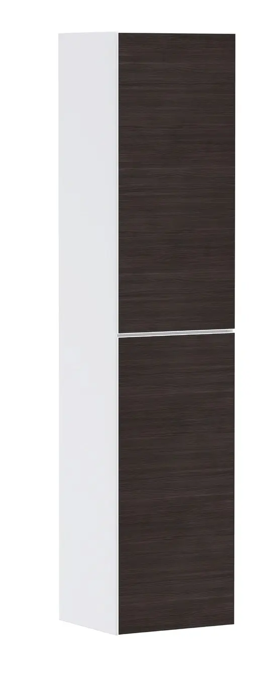 Hansgrohe Xevolos E - augstais skapis 40x176x36 cm, 2 durvis, eņģes labajā pusē, matēti balts/tumšs ozols 54221730